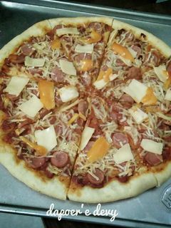 Foto resep Pizza Tanpa Ulen / Knead (Teflon dan Oven)