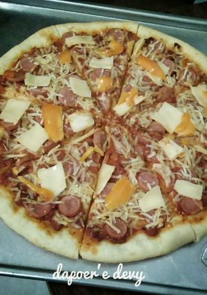 Foto resep Pizza Tanpa Ulen / Knead (Teflon dan Oven)