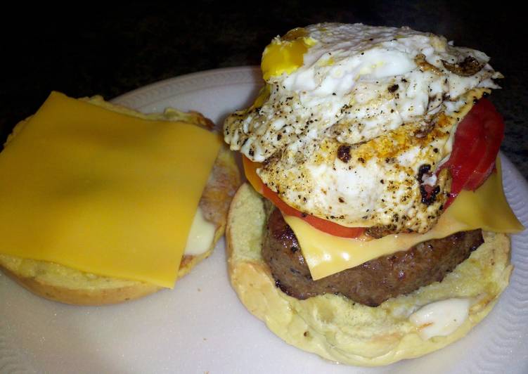 Recipe of Super Quick Brunch Burger My Way