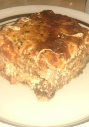 A picture of Eggplant Lasagna.