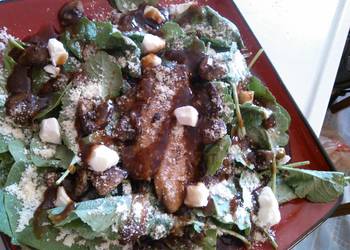 Unique Recipe Sesame Ginger Tilapia and Baby Bella Salad Delicious Simple