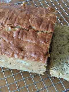 A picture of Haps Banana Bread.