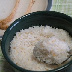 A picture of DIY Flour-Free Panko from Rice Bread.