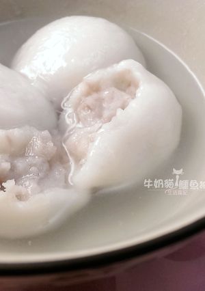 (快速版)芋泥湯圓 的食譜成品照片