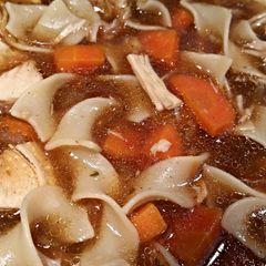 A picture of Crockpot Chicken Noodle Soup.