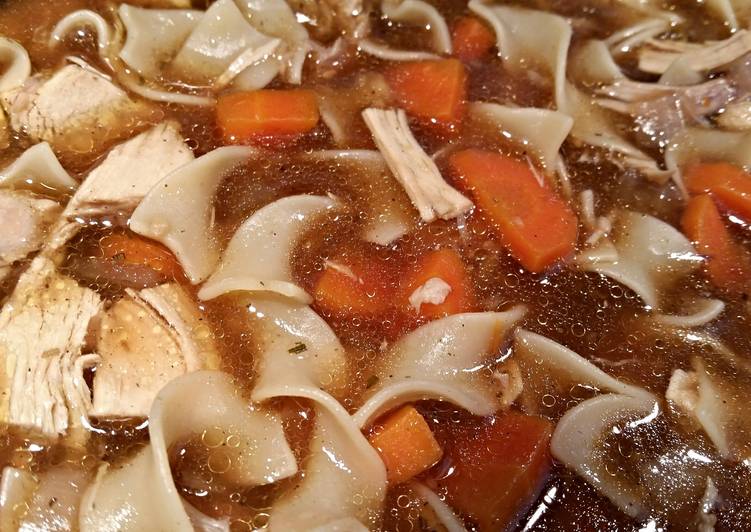 Recipe of Homemade Crockpot Chicken Noodle Soup