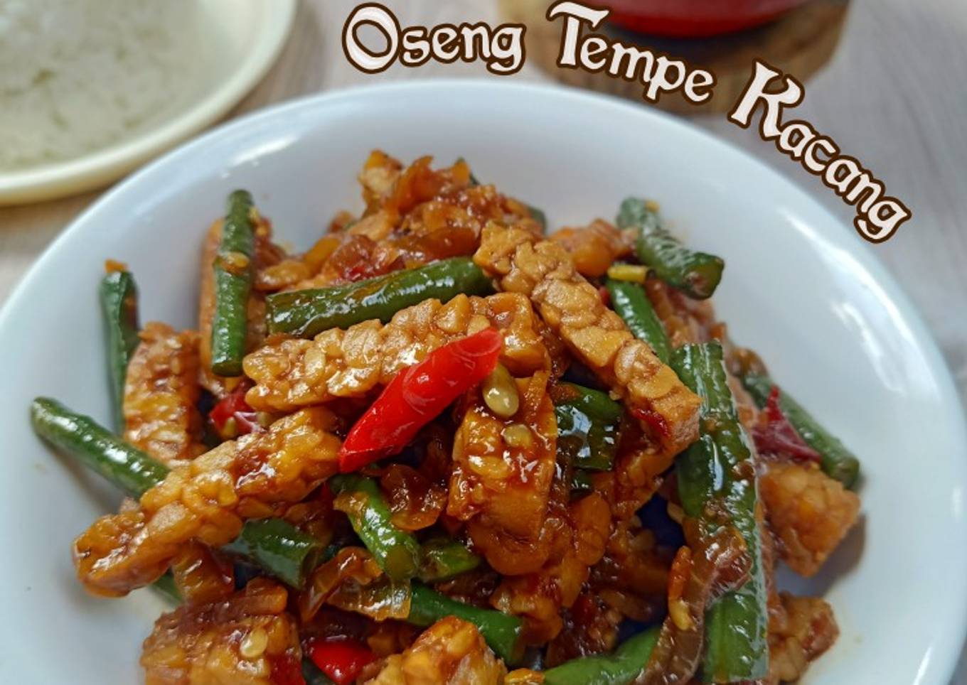 886. Oseng Tempe-Kacang Saus Tiram