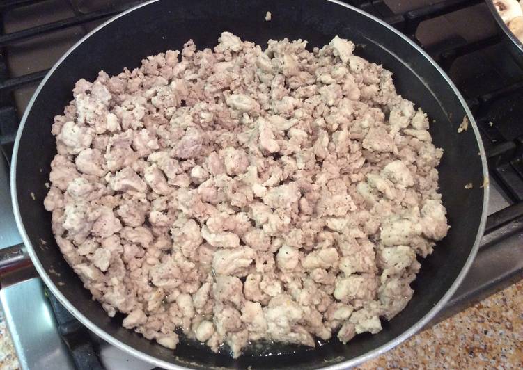 Recipe of Homemade Ground Turkey