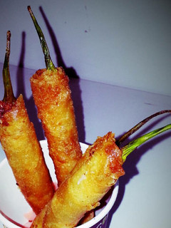 A picture of Dynamite (Chili Spring Rolls).
