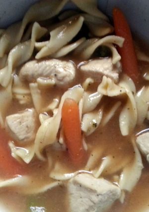 A picture of Easy Chicky Noodle Soup.