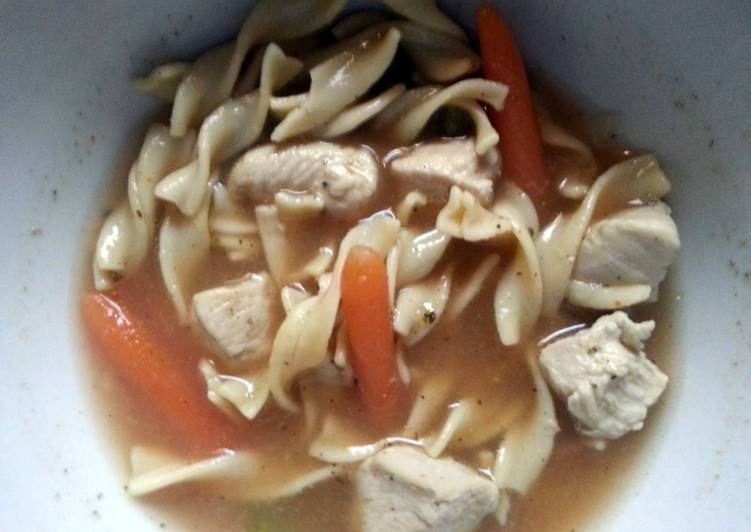 Step-by-Step Guide to Make Speedy Easy Chicky Noodle Soup