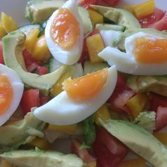 A picture of Avocado egg salad.