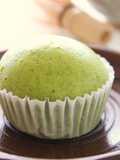 Steamed Matcha Green Tea Buns with Pancake Mix