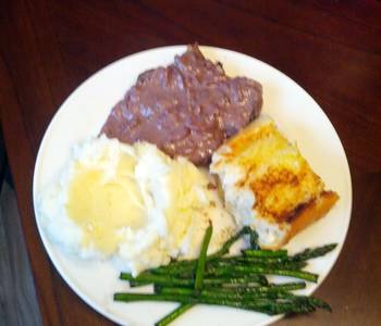 Fast Cooking Methods Venison steaks with red wine blue cheese sauce Delicious Steady