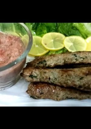 A picture of Tawa kabab.