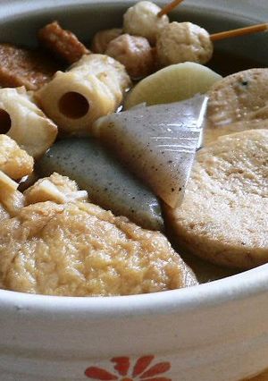 A picture of Our Family's Recipe for Oden Soup Stock.