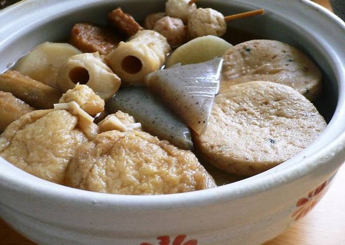 Steps to Prepare Award-winning Our Family&#39;s Recipe for Oden Soup Stock