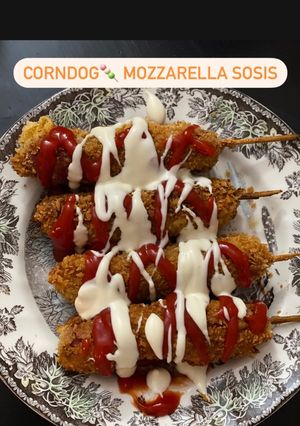 Foto resep CornDog🍡Mozzarella Sosis