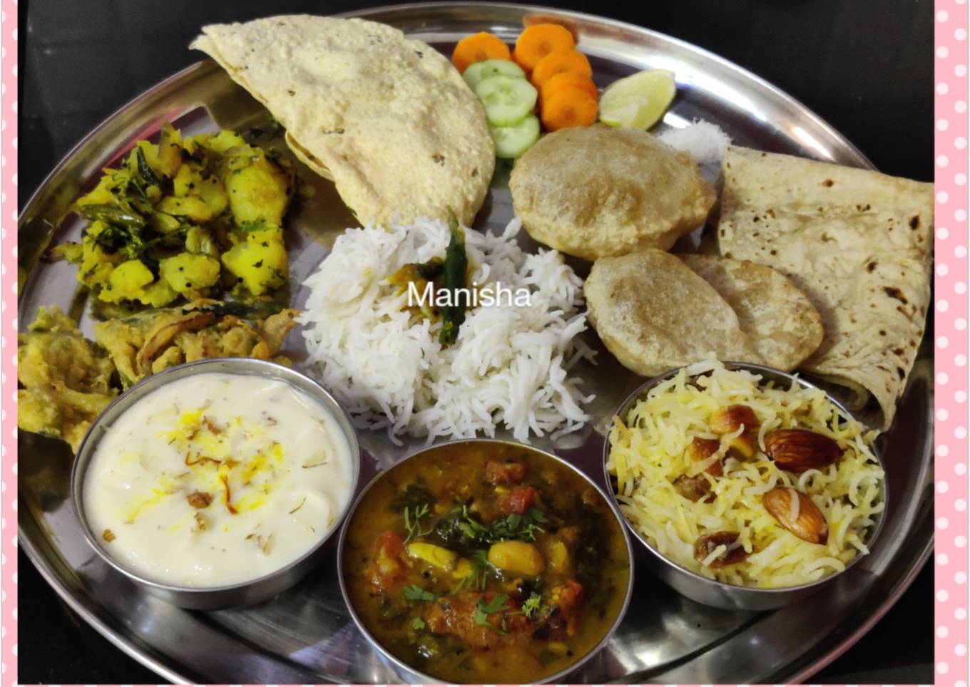Rakhi Special Maharashtrian Thali