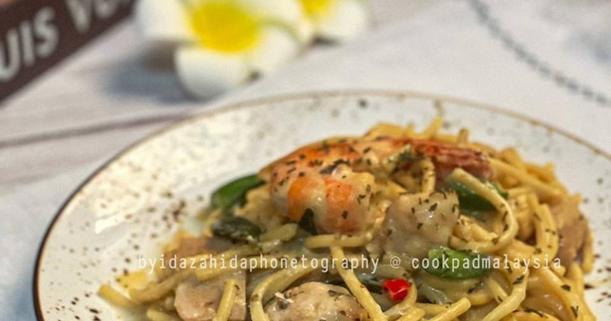 10 Resepi Salted Egg Spaghetti Yang Sedap Dan Mudah Oleh Komuniti Cookpad Cookpad