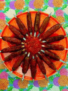 عکسی از دستور کباب چوبی