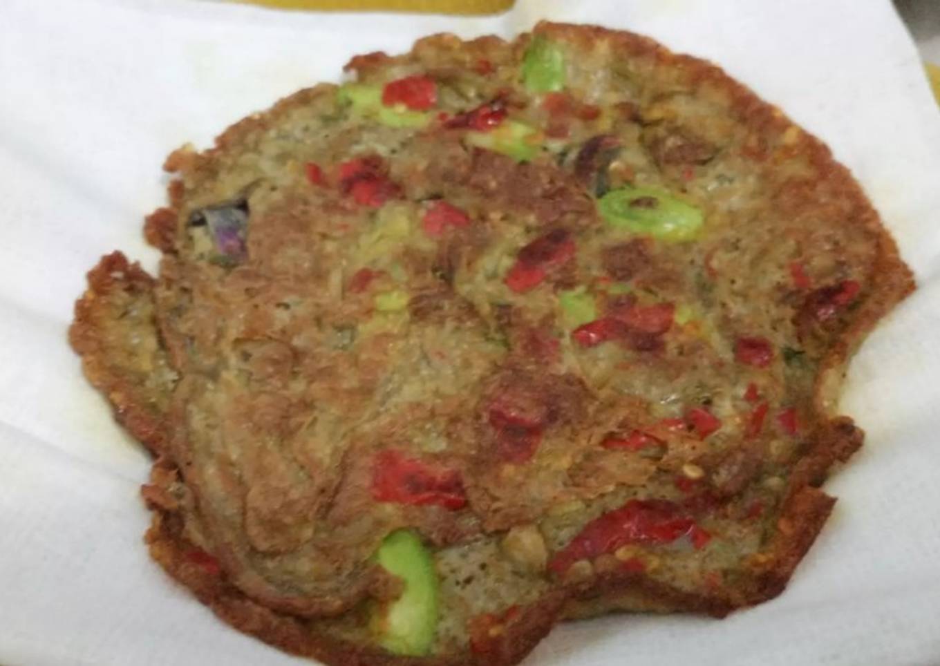 Dadar telor pete / dadar pete