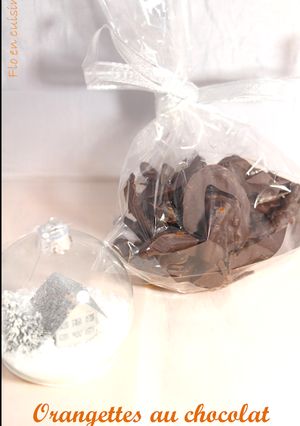 Une photo de Orangettes au chocolat