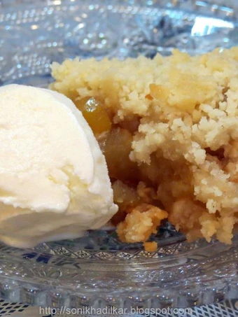Easy Way Prepare Apple Crumble which Delicious