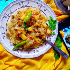 Sabudana khichdi A picture of Sabudana khichdi.