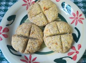 Una foto de Mini Pancitos de Zanahoria, Avena y Chía