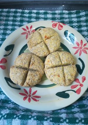 Una foto de Mini Pancitos de Zanahoria, Avena y Chía