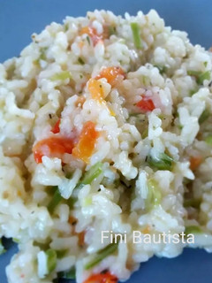 Una foto de Arroz de guarnición