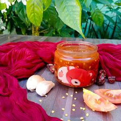 Tomato Chilli Garlic Sauce A picture of Tomato Chilli Garlic Sauce.