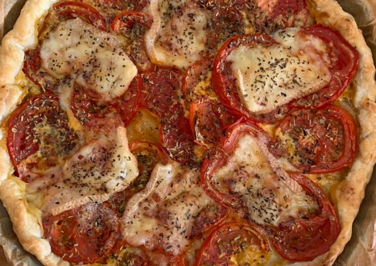 Comment a Preparer Fait maison Tarte tomates et fromage raclette