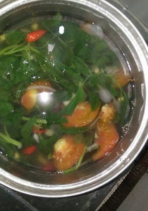 Foto resep Sayur Bayam Jagung