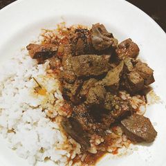 A picture of Stewed Liver.