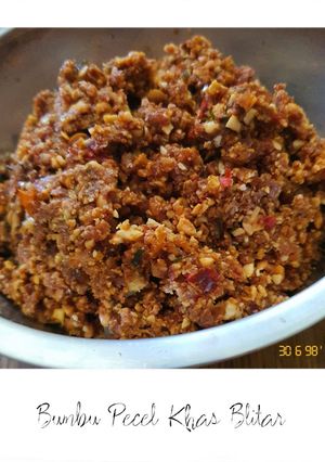 Foto resep Sambel Pecel khas Blitar