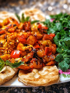 عکسی از دستور بادمجان تره🍀