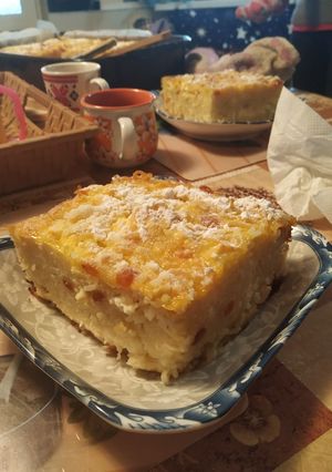 O poză a rețetei Macaroane cu brânză și stafide.