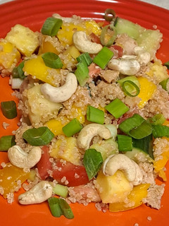 A picture of Tropical Quinoa Chicken Salad.