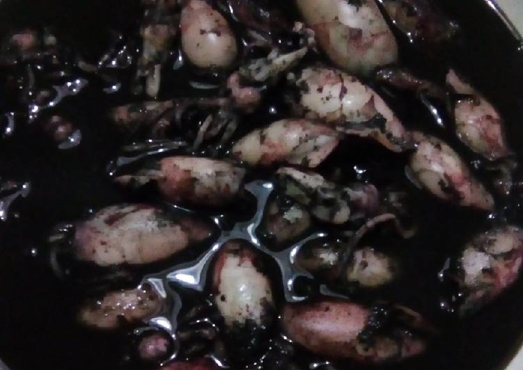 Cumi masak hitam