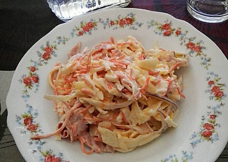 Ensalada de col y manzana