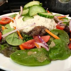 Burger Salad A picture of Burger Salad.