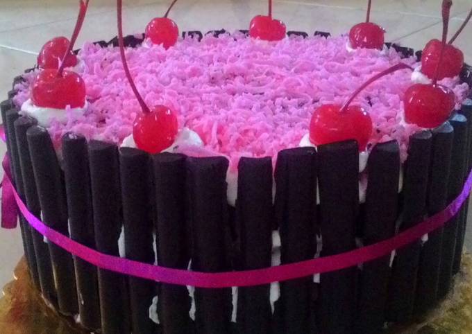 Resep Black forest perdana Anti Gagal