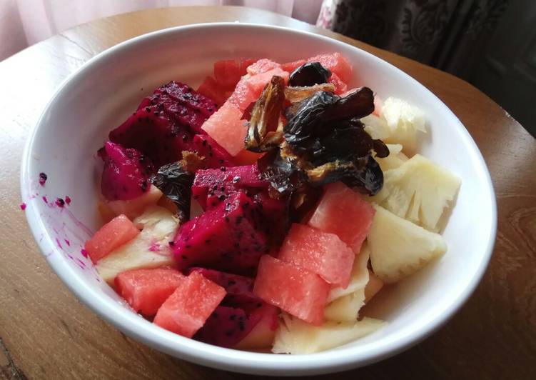 Salad Buah tanpa saus