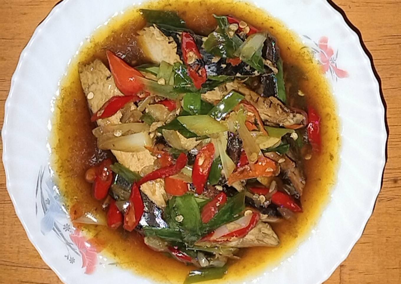 Tongkol Tumis Daun Bawang