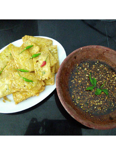 Foto resep Tempe goreng krispi bumbu kacang 🍲🍟