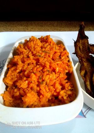 A picture of Amaranthus Jollof Rice.
