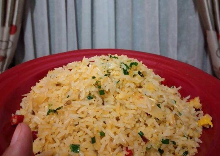 Resep Nasi Goreng Telur Tanpa Minyak Goreng Menggugah Selera