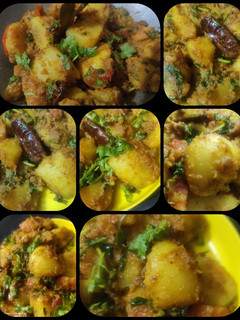 सूखी दम आलू (sukhi dum aloo recipe in Hindi) रेसिपी मुख्य फोटो